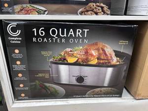 lot 24 image: Brand new Complete Cuisine 16 Quart Roaster Oven retail $89.99