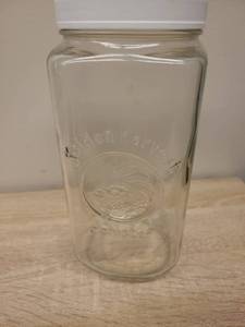 lot 115 image: Golden Harvest Glass Canister Jar with Lid
