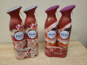 lot 141 image: Febreze Air Effects Air Freshener Spray 4-Pack Bundle