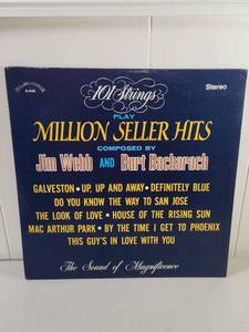 lot 116 image: 101 Strings Play Million Seller Hits by Jim Webb and Burt Bacharach LP Vinyl Record