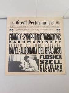 lot 171 image: Franck Symphonic Variations  Rachmaninoff  Ravel - Fleisher, Szell, Cleveland Orchestra LP