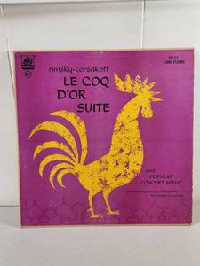 lot 216 image: Rimsky-Korsakoff Le Coq DOr Suite LP - Plymouth Records P12-53