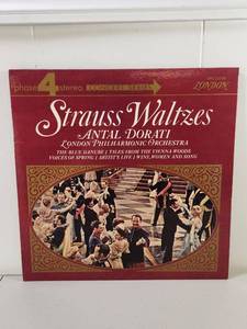lot 217 image: Strauss Waltzes Antal Dorati &amp London Philharmonic Orchestra LP Vinyl Record