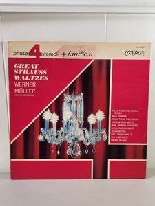 lot 221 image: Great Strauss Waltzes - Werner Maller and His Orchestra LP Vinyl Record