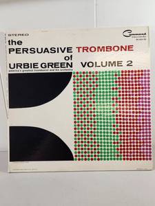 lot 233 image: The Persuasive Trombone of Urbie Green Volume 2 - Command Records RS 838 SD