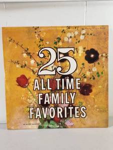 lot 252 image: 25 All Time Family Favorites Vinyl LP Record