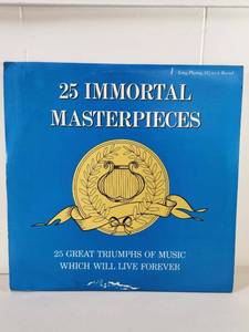 lot 253 image: 25 Immortal Masterpieces Classical Music Vinyl LP Record