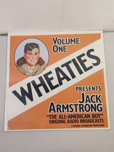 lot 256 image: Wheaties Presents Jack Armstrong The All-American Boy Original Radio Broadcasts Volume One Vinyl LP