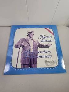 lot 268 image: Mario Lanza His Legendary Performances Vinyl LP Record