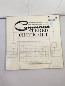 lot 270 image: Command Stereo Check Out LP Vinyl Record CSC 100