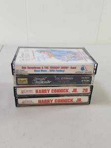 lot 320 image: Doc Severinsen & Harry Connick Jr. Cassette Tape Lot of 4
