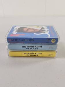 lot 322 image: David Sanborn A Change of Heart & The White Cliffs of Dover Cassette Tape Lot of 3