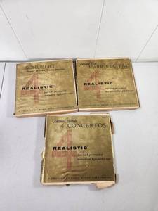 lot 323 image: Realistic Radio Shack Pre-Recorded Reel-to-Reel Tapes - Set of 3 Classical Titles