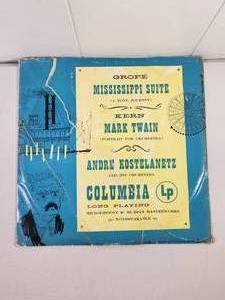 lot 330 image: Andre Kostelanetz &amp His Orchestra Grofe Mississippi Suite  Kern Mark Twain Columbia LP ML 2046