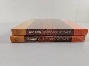 lot 335 image: Ampex 341 & 311 Reel-to-Reel Recording Tape 7-Inch Reels - Set of 2
