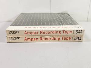 lot 338 image: Ampex 541 Reel-to-Reel Recording Tape 14 in x 1800 ft - Set of 2