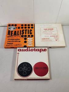 lot 339 image: Reel-to-Reel Magnetic Recording Tape Lot - Realistic, Audiotape & Van Goor