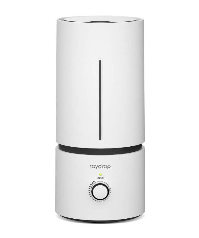 lot 5302 image: raydrop Cool Mist Humidifiers for Home Babies, 1.70 L Quiet and Small Ultrasonic Humidifier for Bedroom Nightstand, Space Saving, Auto Shut Off - (0.45 Gallon, US 110 V)