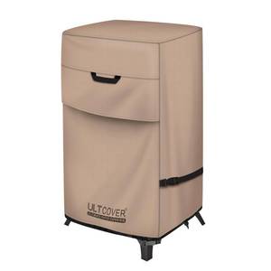 lot 1201 image: ULTCOVER Waterproof Vertical Electric Smoker Cover 30 inch for Most Square Gas Propane BBQ Smokers Size Upto 19W x 17D x 35H inch
