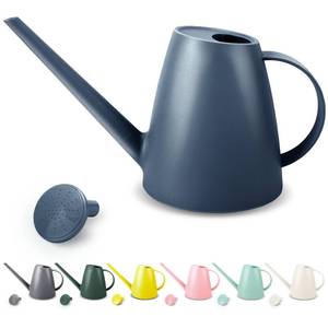 lot 1216 image: Watering Can for Indoor Plants, Small Watering Cans for House Plant Garden Flower, Long Spout Water Can for Outdoor Watering Plants 1. 8L 12 Gallon (Blue)