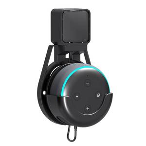 lot 1246 image: suptek Wall Mount Holder for Echo Dot 3rd Gen, Outlet Wall Mount Stand for Alexa, with Built-in Cable Management, Wall Screw or Stick-on Option, S5B