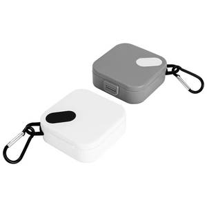 lot 1248 image: Adorila 2 Pack Portable Ear Plug Carrying Cases, Waterproof Earplug Case with Keychain, Travel Carry Case for Earplugs