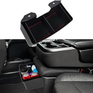 lot 1321 image: Xomzema Center Console Hanging Organizer Box with Divider for SilveradoSierra 1500 2019-2026 &for SilveradoSierra 2500HD 3500HD 2020-2026 ,Jump Seat Accessories Fit Only Split-Bench Folding Seat