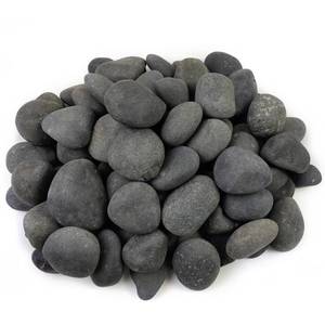 lot 1345 image: FANTIAN  Natural Unpolished Black Rocks Mexican Beach Pebbles, 3-4 Inch Decorative Black River Rocks for Landscaping, Planters, Garden Paving, Walkways, Plant Rocks and Outdoor Decorayive Rocks