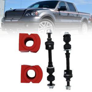 lot 1410 image: 4-Pack Front Sway Bar Links & Bushings Replacement for 2005-2008 F150 2006-2008 Mark LT 2WD K80337 K200331