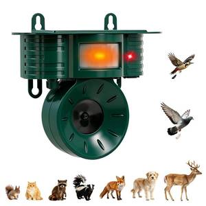 lot 1418 image: Squirrel & Deer & Birds & Rabbit Repellent Solar Powered, IP 65 Waterproof, Motion Detection, Ultrasonic Deterrent Outdoor, Cat Raccoon Skunk Dog Animal for Yard Garden Farm Patio Roof 1 Pack