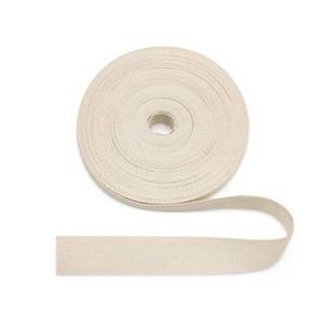 lot 1427 image: SEMINI 100% Natural Cotton Beige Twill Tape 10 Yards 1 Herringbone Webbing Ribbon for Edge Binding Sewing Dressmaking Craft (Twill Beige, 1 10yards)