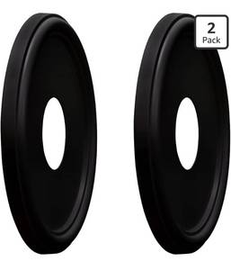 lot 1449 image: Molded Nylon Ceiling Medallion for Light Fixtures and Ceiling Fans 13OD x 4ID x 1-18P (Fits Canopies up to 10-14) Black