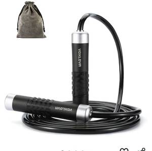 lot 1463 image: Weighted Jump Rope for Men Women - 1LB Heavy Jump Rope Weighted Skipping Rope for Adult