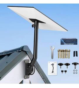 lot 1485 image: Starlink Mount Gen 3, Adjustable Wall & Roof Mounting Kit for Starlink 44XV3 Standard Dish