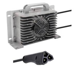 lot 1509 image: 48V 15A Golf Cart Battery Charger for 48 Volt Ez-Go EZgo RXVTXT with RXV Plug 3 Prong Connector, Waterproof IP68, Doesnt Fit OBC