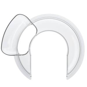 lot 1545 image: Food-Grade Pouring Shield for KitchenAid 4.5-5QT Mixer Bowl (Stainless Steel, Glass, Ceramic) - Secure Fit Splash Guard for KitchenAid Tilt-Head Stand Mixers and Dishwasher Safe
