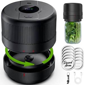 lot 1552 image: Wothfav Mason Jar Vacuum Sealer Kit, Electric Sealer for Wide, Regular Mouth Mason Jars, Portable Vacuum Sealer for Jars, Birthday Gift for Her, Gifts for Mom, Grandma