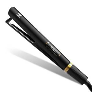 lot 1554 image: Nicebay Flat Iron Hair Straightener, 1 Inch Titanium Hair Straightener & Curler, Fast Heating,5 Temp Settings, Negative Ion Technology,Travel-Friendly, Smooth Salon Design
