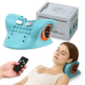 lot 1568 image: altoance Neck Massager 2026 Pillow with Heat and Vibration - 3D deep Tissue Massage for Shoulder and Back, Portable Cordless with Type-C Charge, Home Office Car Use