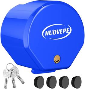 lot 1573 image: NUOVEPE Heavy Duty Anti Theft Trailer Lock, Universal Fit 1-78, 2 and 2-516 Couplers, Reinforced Solid Steel Tow Lock for Trailer Tongue, Hitch Lock for RV, Cargo, Boat, Camper, Utility (Blue)