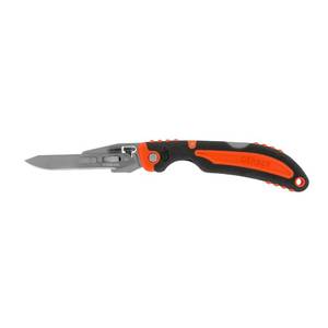 lot 1574 image: Gerber Gear Vital Pocket Knife, 2.8 Camping and Hunting Plain Edge Folding Knife with Exchange-A-Blade System