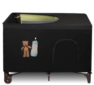 lot 1581 image: Dofilachy Blackout Cover for Pack N Play - Crib Blackout Cover Tent - Canopy Cover - Breathable Travel Crib Tent - Portable Stretchy Blackout Tent(Pocket)