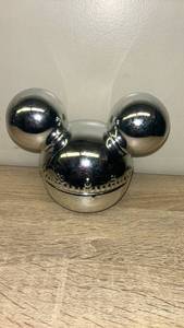 lot 19 image: Disney Mickey Mouse Silver Chrome Head Timer