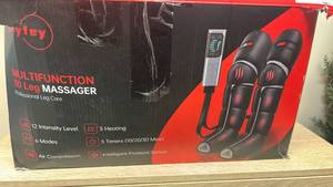 lot 50 image: Myfey Multifunction 3D Leg Massager appear new, just box damage
