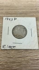 lot 73 image: 1943-P Jefferson Silver War Nickel
