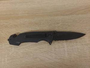 lot 85 image: Steel River SR100-B Tactical Folding Knife