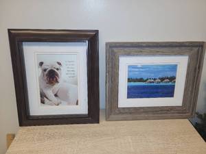 lot 95 image: Set of Two Decorative Picture Frames with Matting