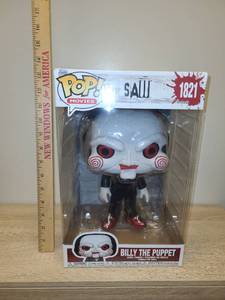 lot 119 image: HUGE Funko Pop Movies SAW Billy The Puppet #1821 Vinyl Figure