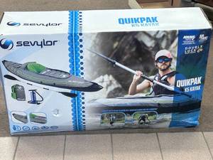 lot 122 image: Brand new in box Sevylor Quikpak K5 One-Person Inflatable Kayak