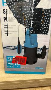 lot 128 image: Submersible Sump Pump GSX-1300PW 5280 GPH